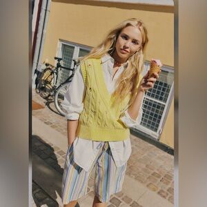 ▪️NWT Free People Saylor Poplin Stripe Shorts